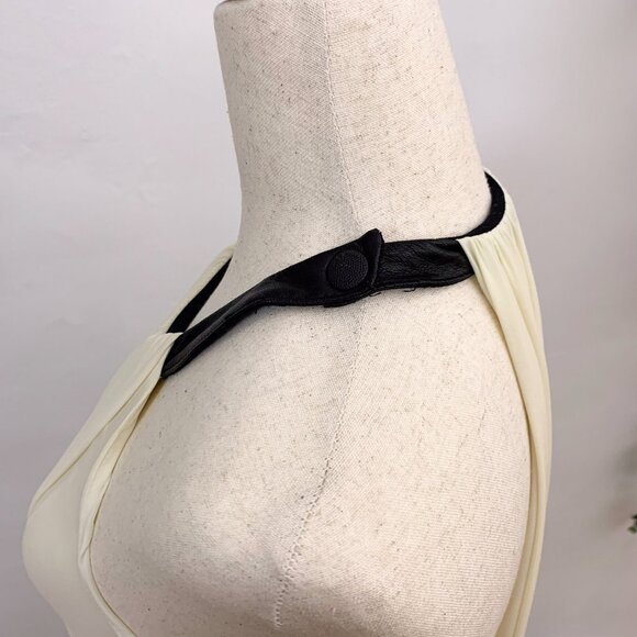 Rag & Bone Black Rowan Draped Dress Size 2 - Picture 9 of 14